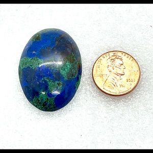 Azurite 35mm Cabochon